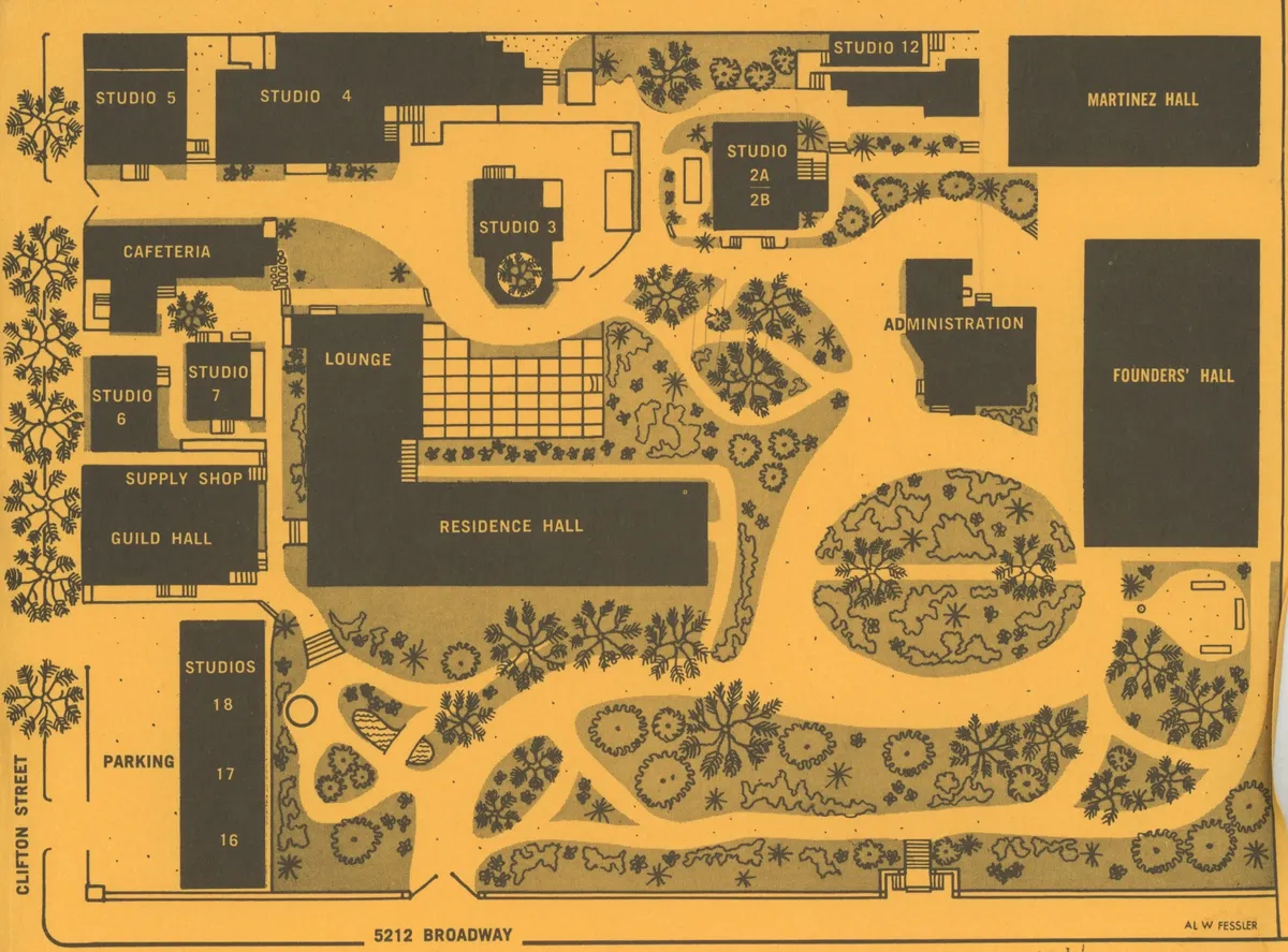 cropped 1968 oakland campus map