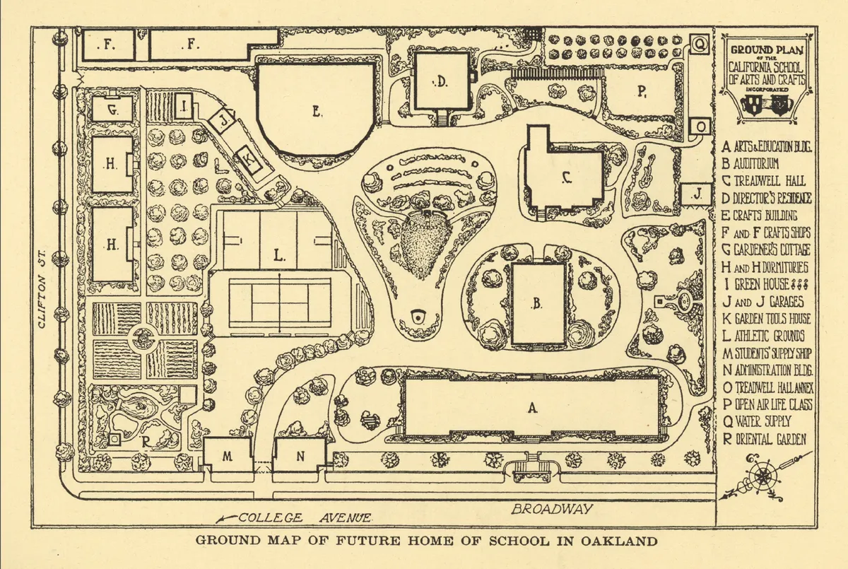 1922 future oakland campus map